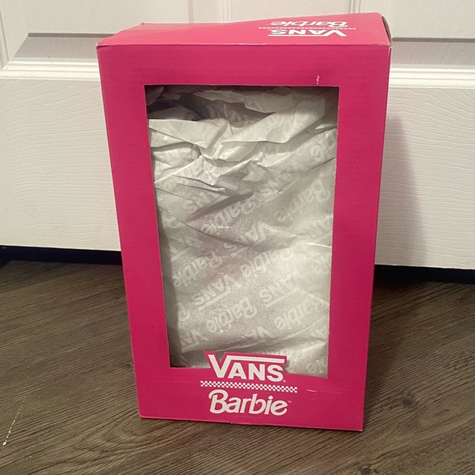 NIB Barbie x Vans Authentic Pink Stackform Shoe Size 6