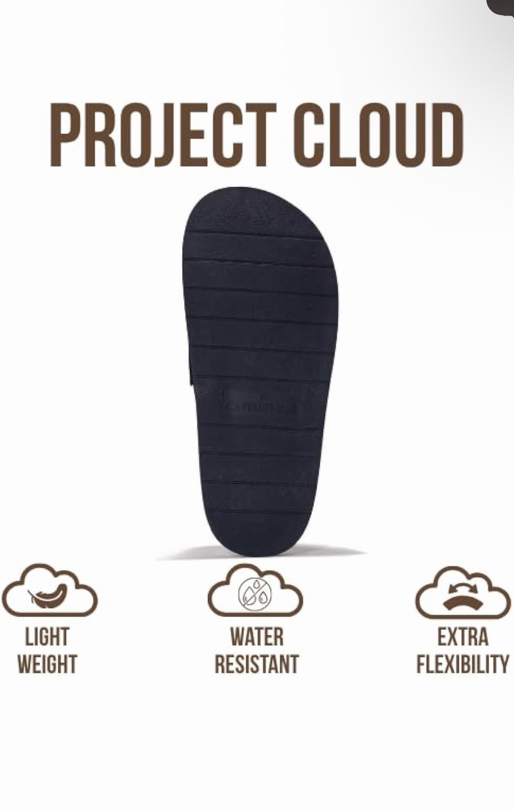 Project Cloud 100 Genuine Leather Womens Clog – Memory Foam Midnight -SIZE 9