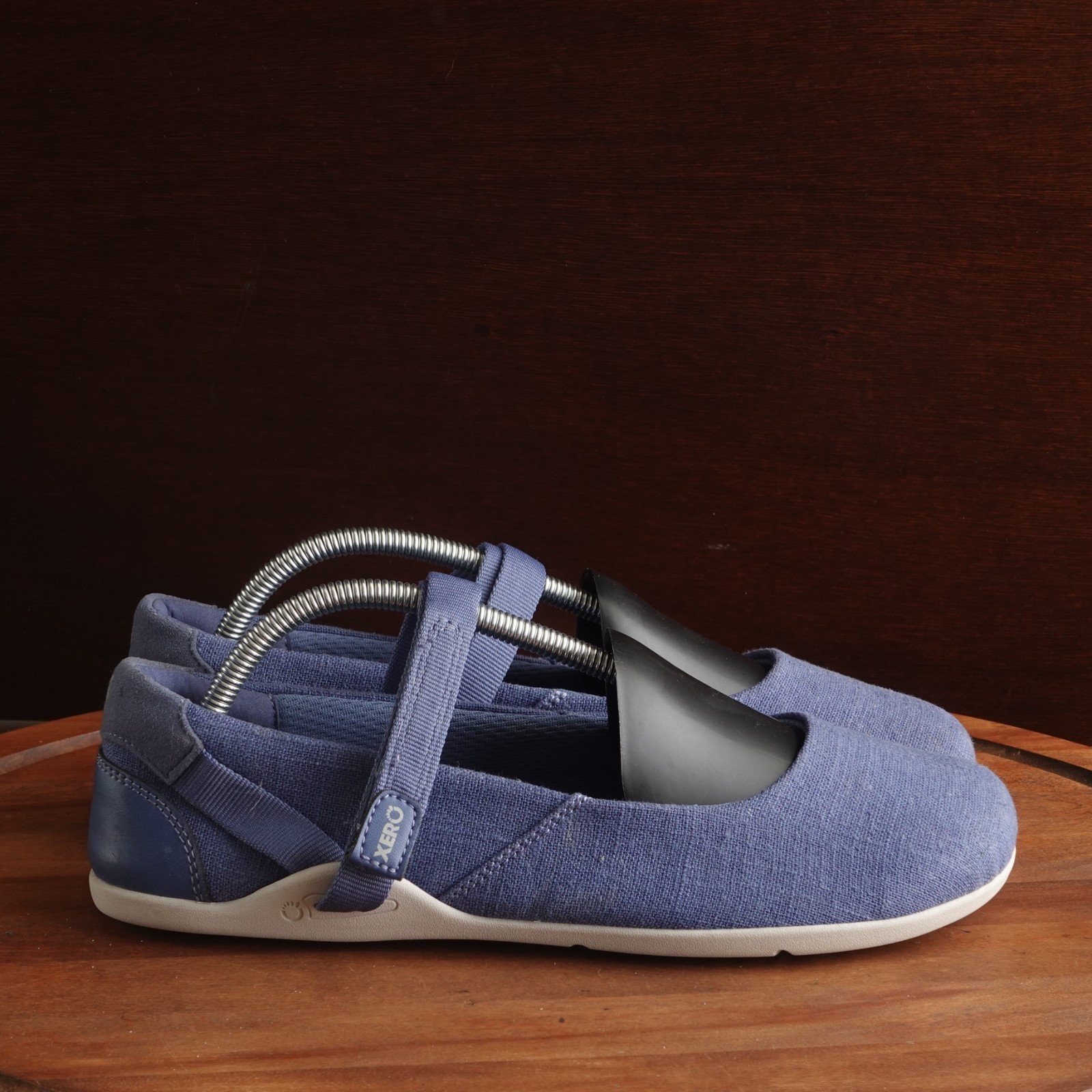 Xero Shoes Womens Size 11.5 Blue Cassie Hemp Mary Jane Minimalist Barefoot Shoes