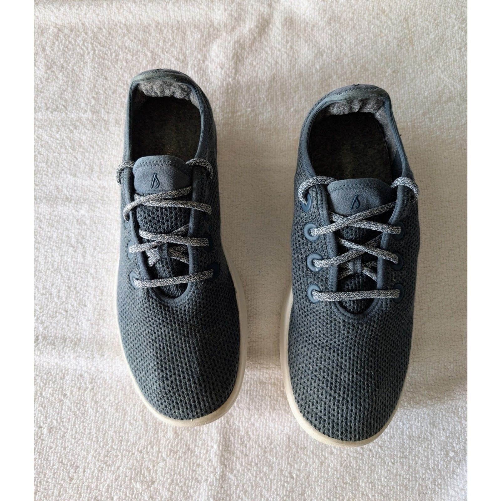 Allbirds Tree Runners Women’s Sz 10 Blue Gray Sustainable Knit Sneakers