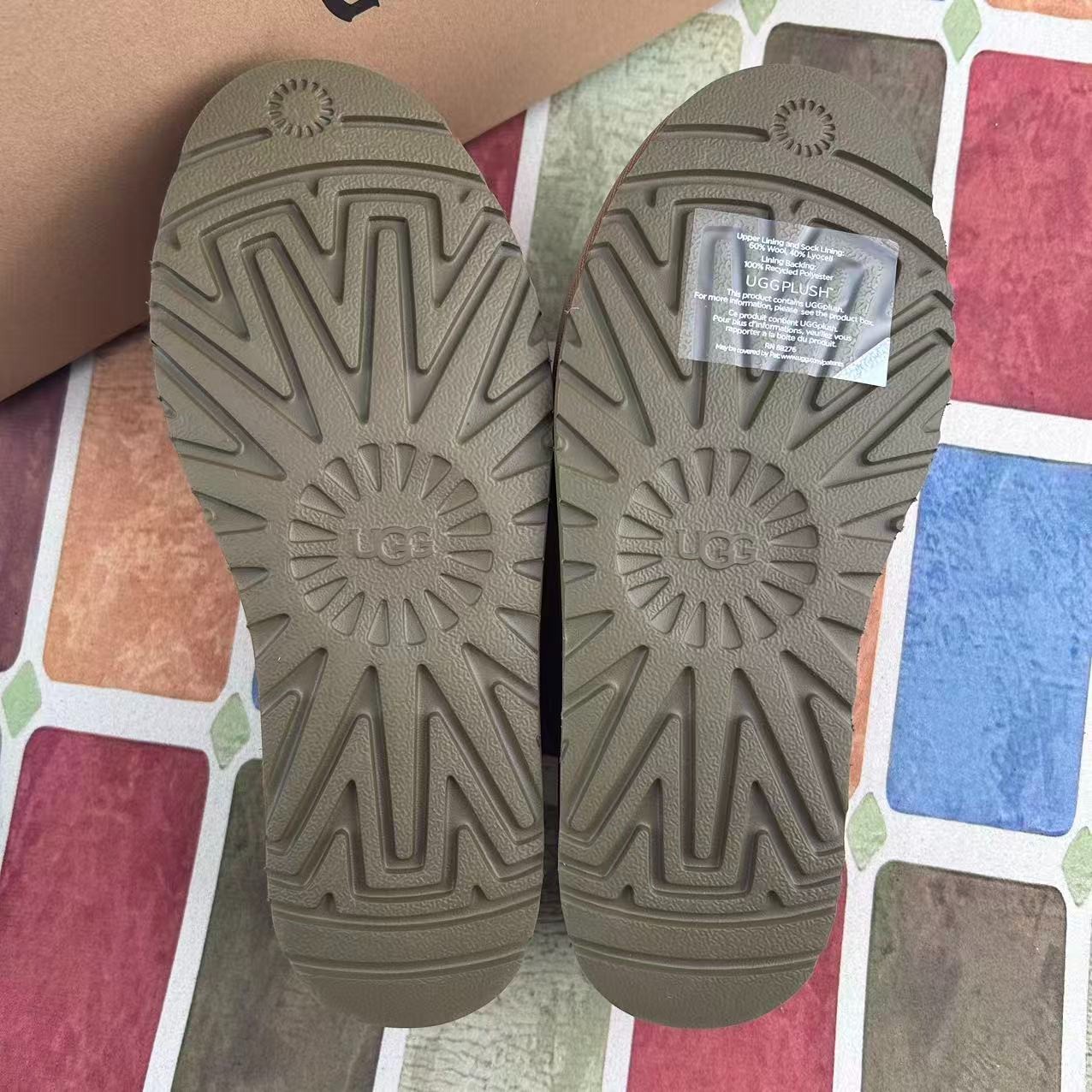 UGG Tasman II Women’s Shoes Chestnut Suede Upper Wool Slippers with Box US 6-11