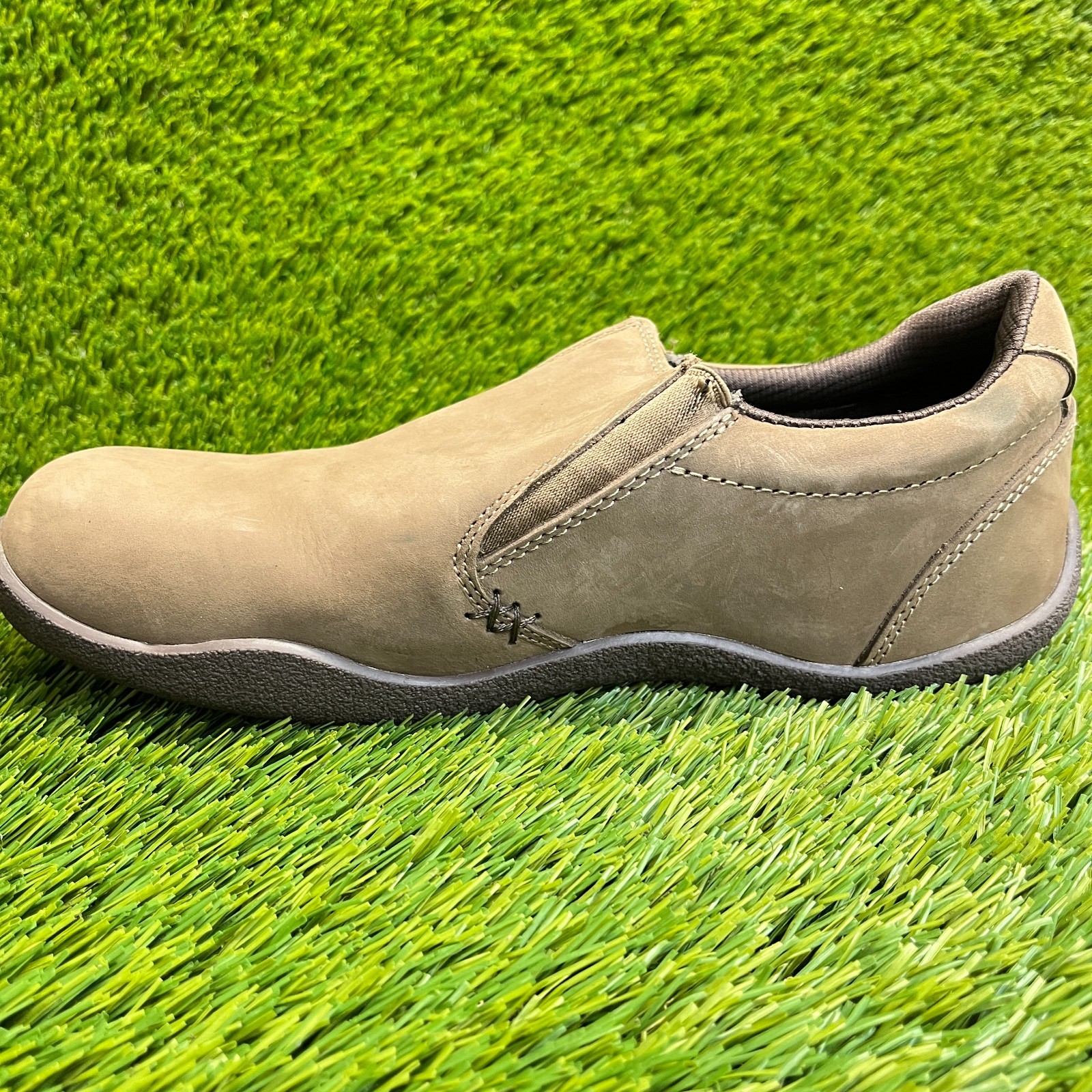 Kuru Kivi Womens Size 9D Brown Classic Walking Outdoor Leather Slip On Shoes