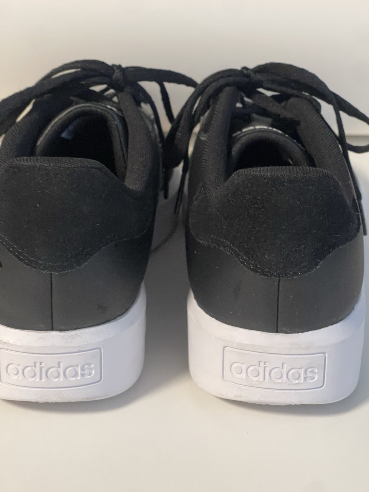 Adidas Grand Court 2.0 Leather Sneaker – Women’s Size 9 – Black/Animal Print