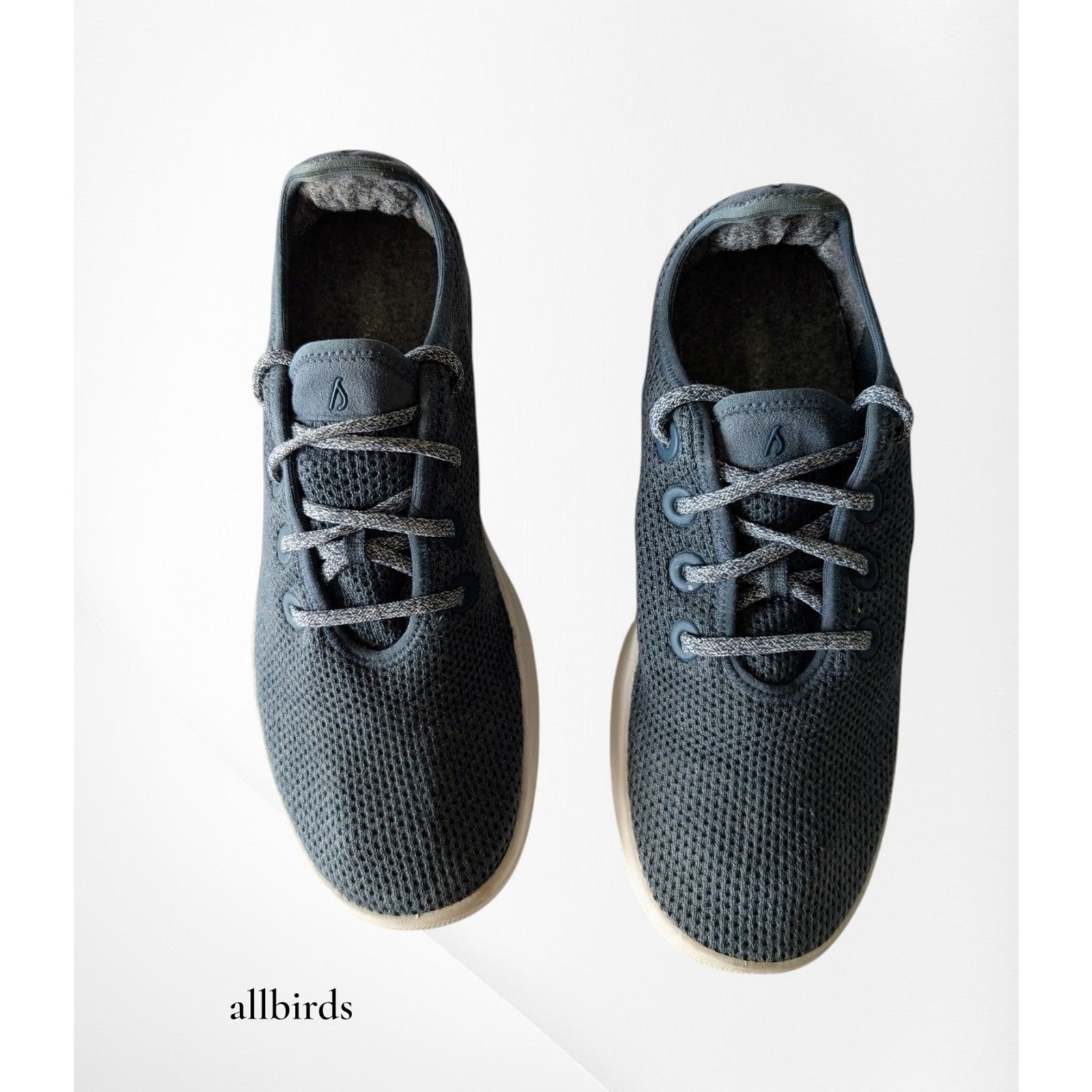 Allbirds Tree Runners Women’s Sz 10 Blue Gray Sustainable Knit Sneakers