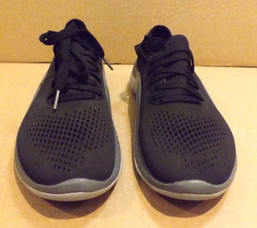 Women’s Crocs Literide 360 Pacer Shoes 206705 Black/Gray Size 10