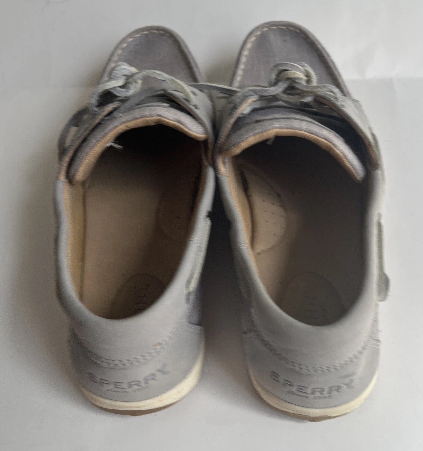 Sperry Koifish Grey Boat Shoes Women’s Sz US 9 EU 40 Good Condition