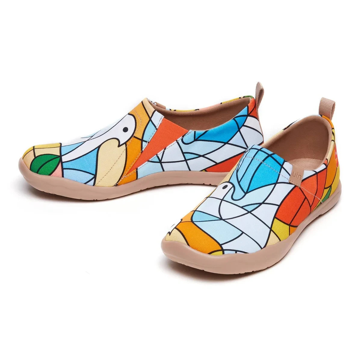 Women Size 5-11 UIN Slip On Shoes Canvas Comfortable Loafers “Blessings Dove”