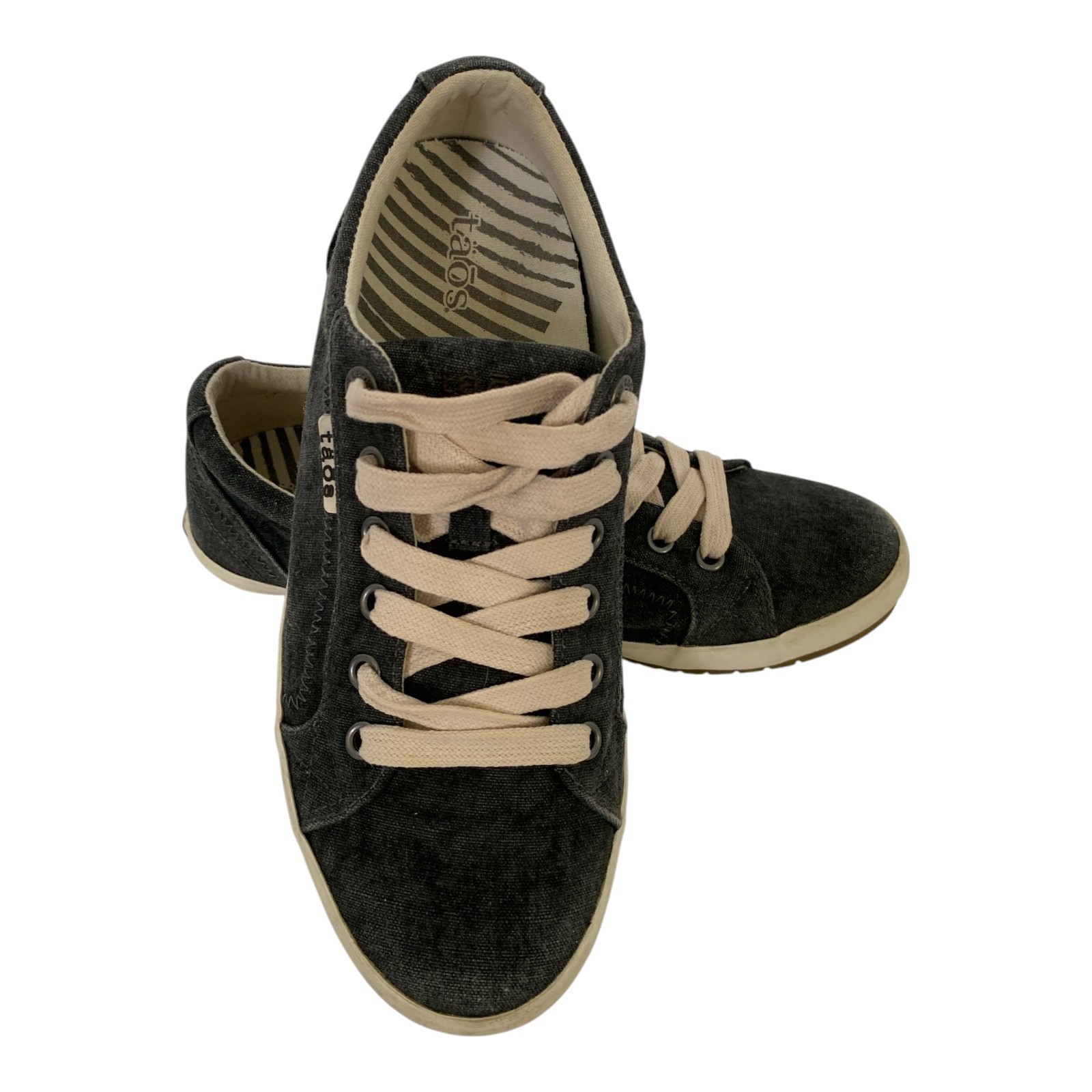 TAOS Star Charcoal Wash Canvas Comfort Walk Shoes Women’s Size 8