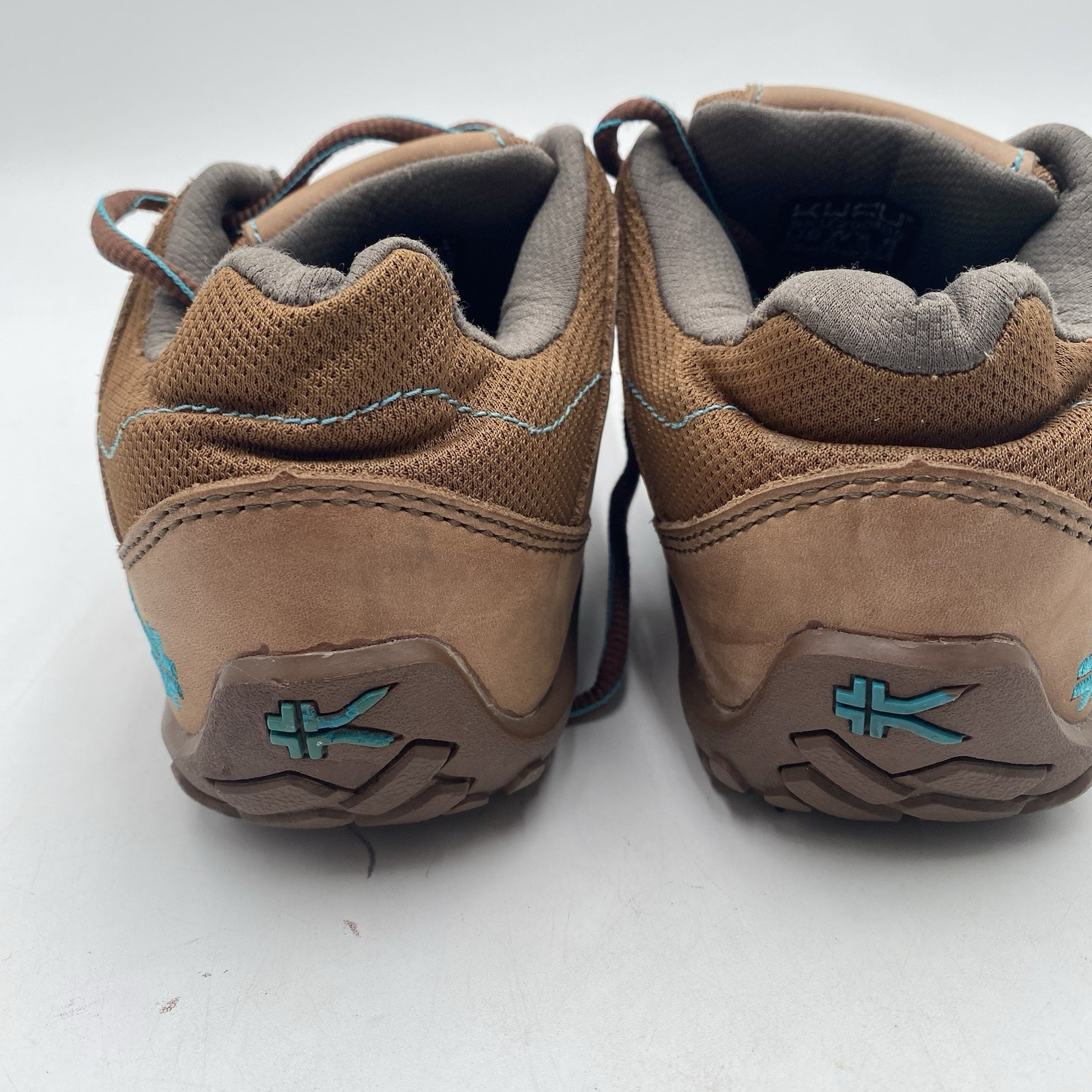 KURU Chicane Womens Hiking Walking Leather Shoes Size 6 Brown Leather Trail