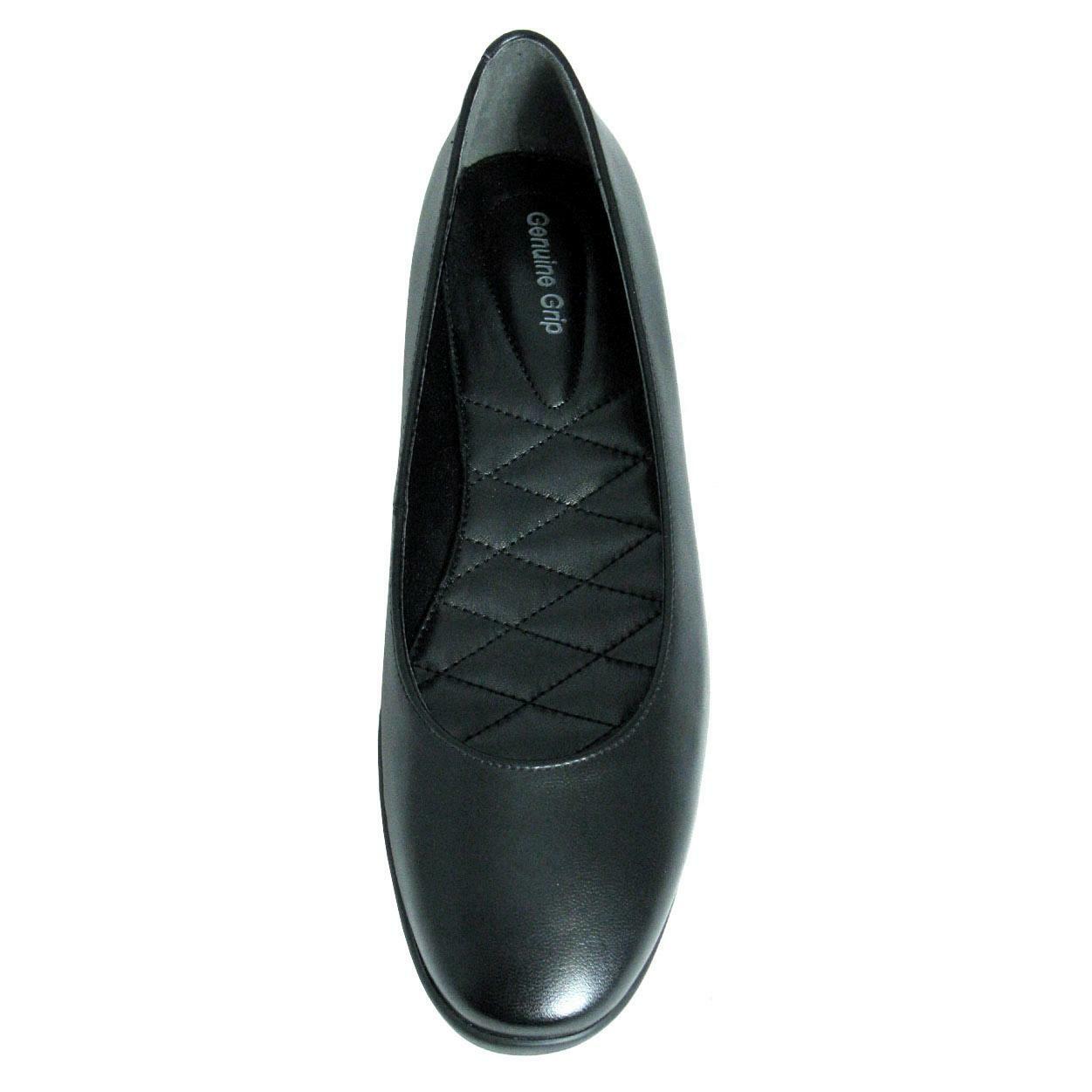 GENUINE GRIP Sevice Heel Dress Shoes Slip Resistant Nurse Hospitality Work gg