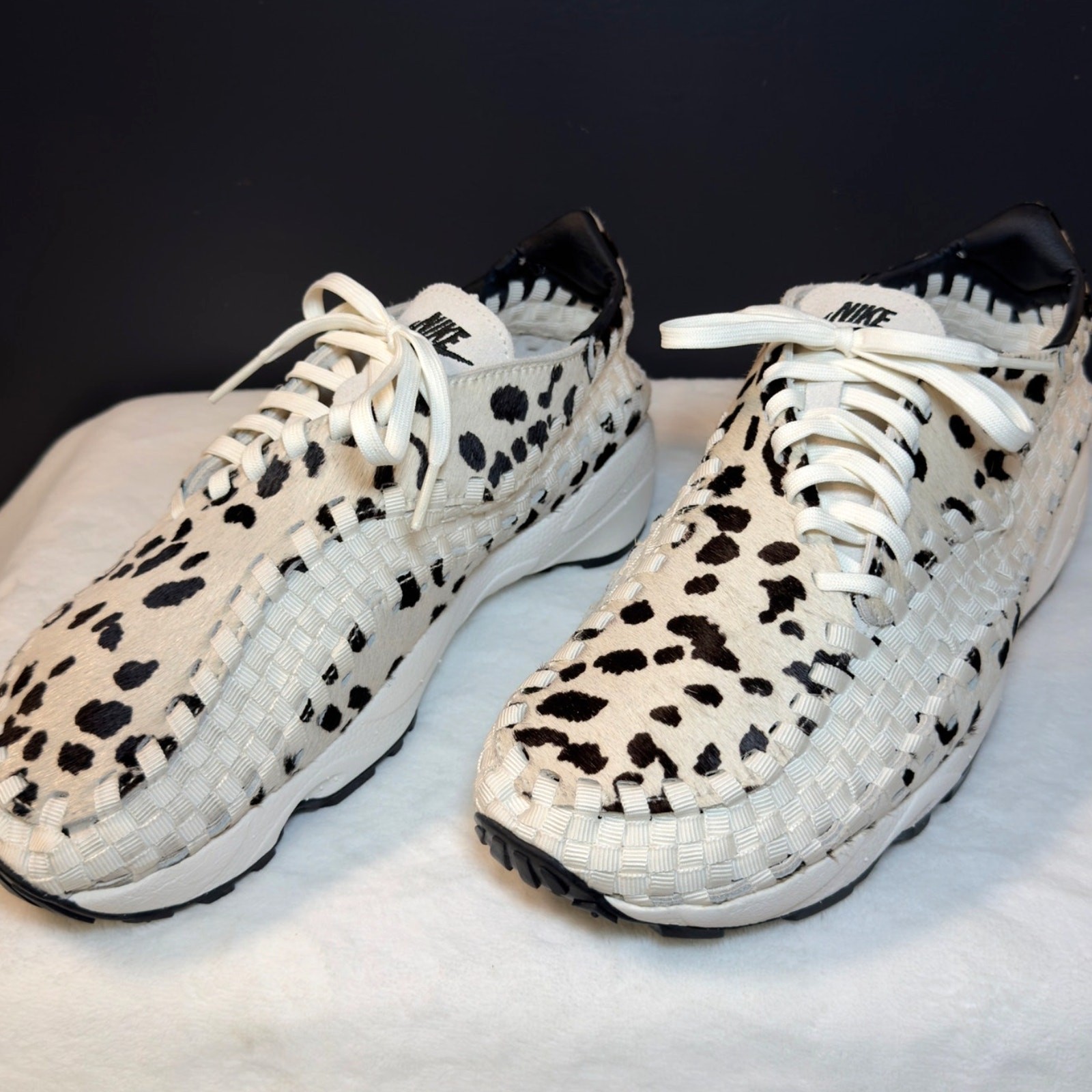 Nike WMNS Air Footscape Woven “White Cow Print” – FB1959-102 | 10.5W