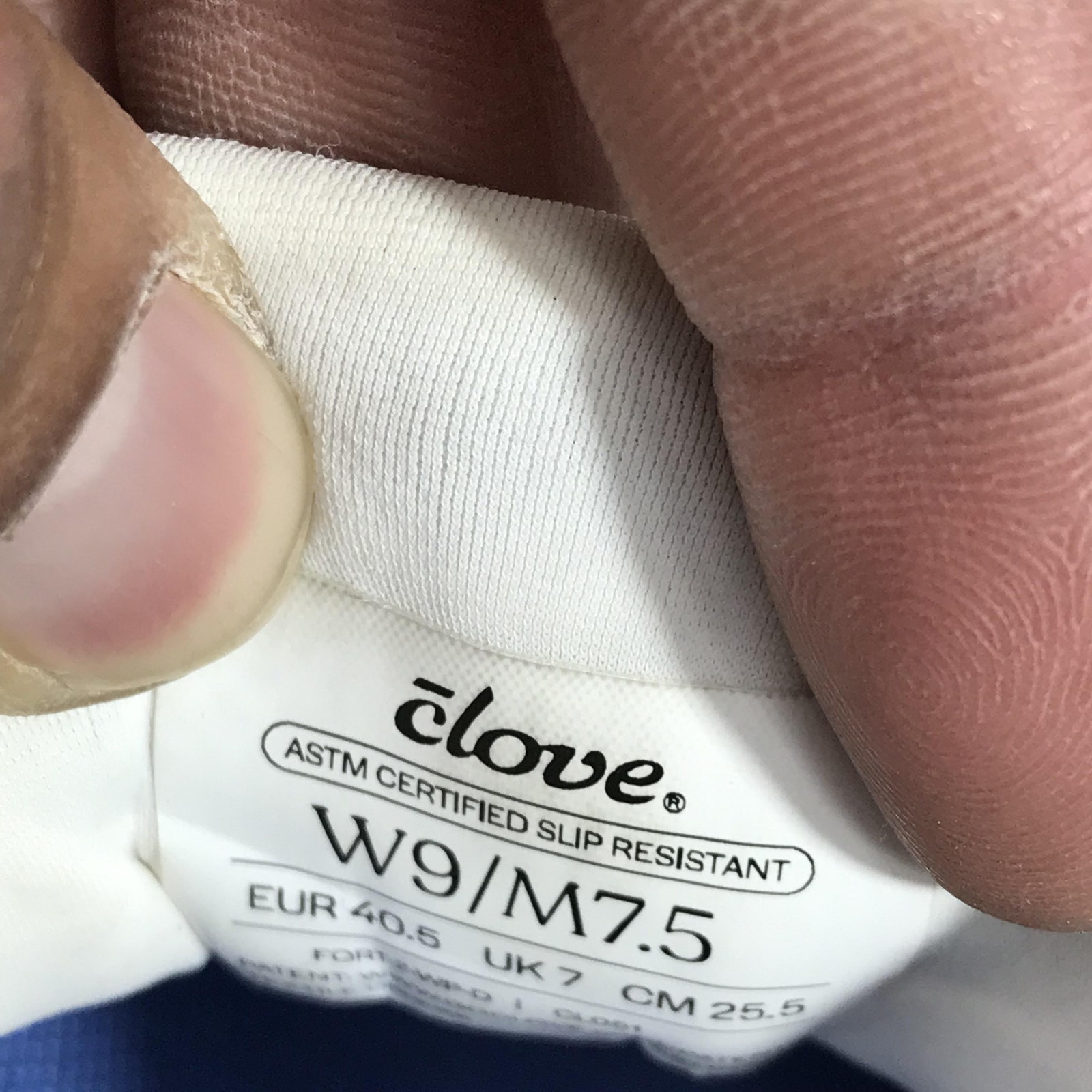 Clove Shoes Womens Size 9 Womens 7.5 White Nursing Sneakers CtResistant