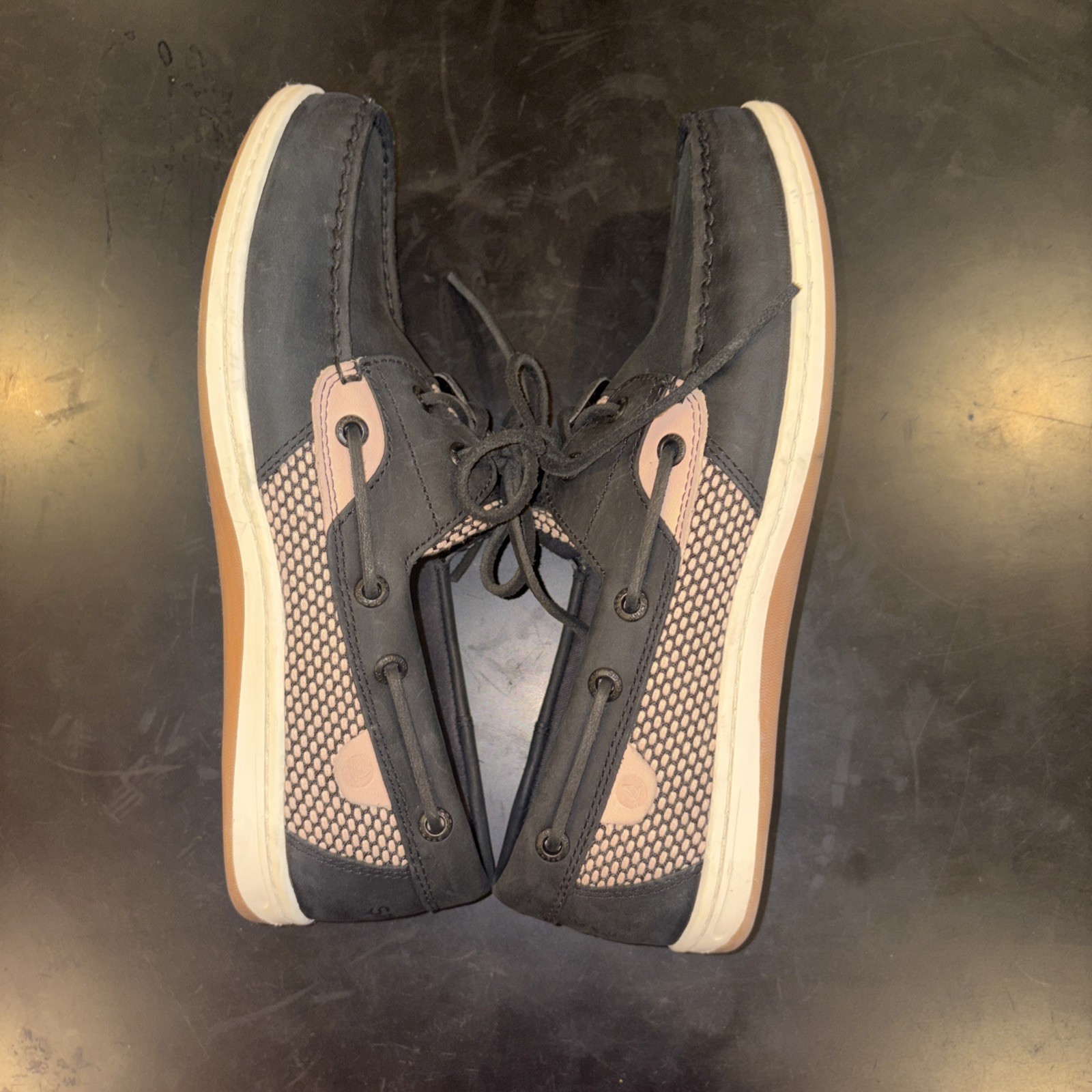 Women’s Sperry Koifish Mesh in Pink And Black Size 8 Preppy Weekend Travel