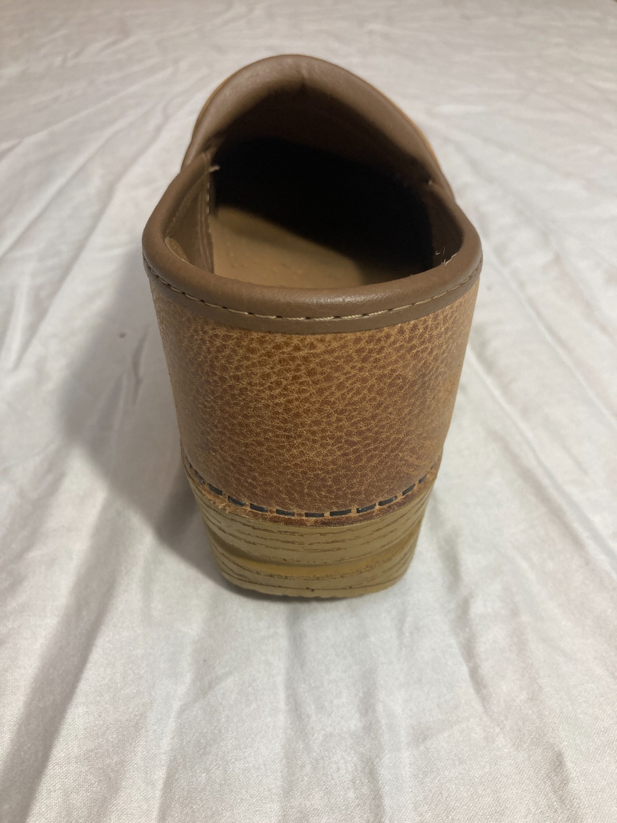 Dansko Honey Tan Leather Clogs Nonslip Professional Nurse US 7.5 – 8 EU 38