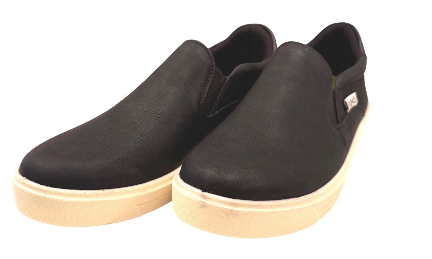 Ryka Viv Slip On Black Size 7.5 W Wide EU 38 Man Made Upper NWB