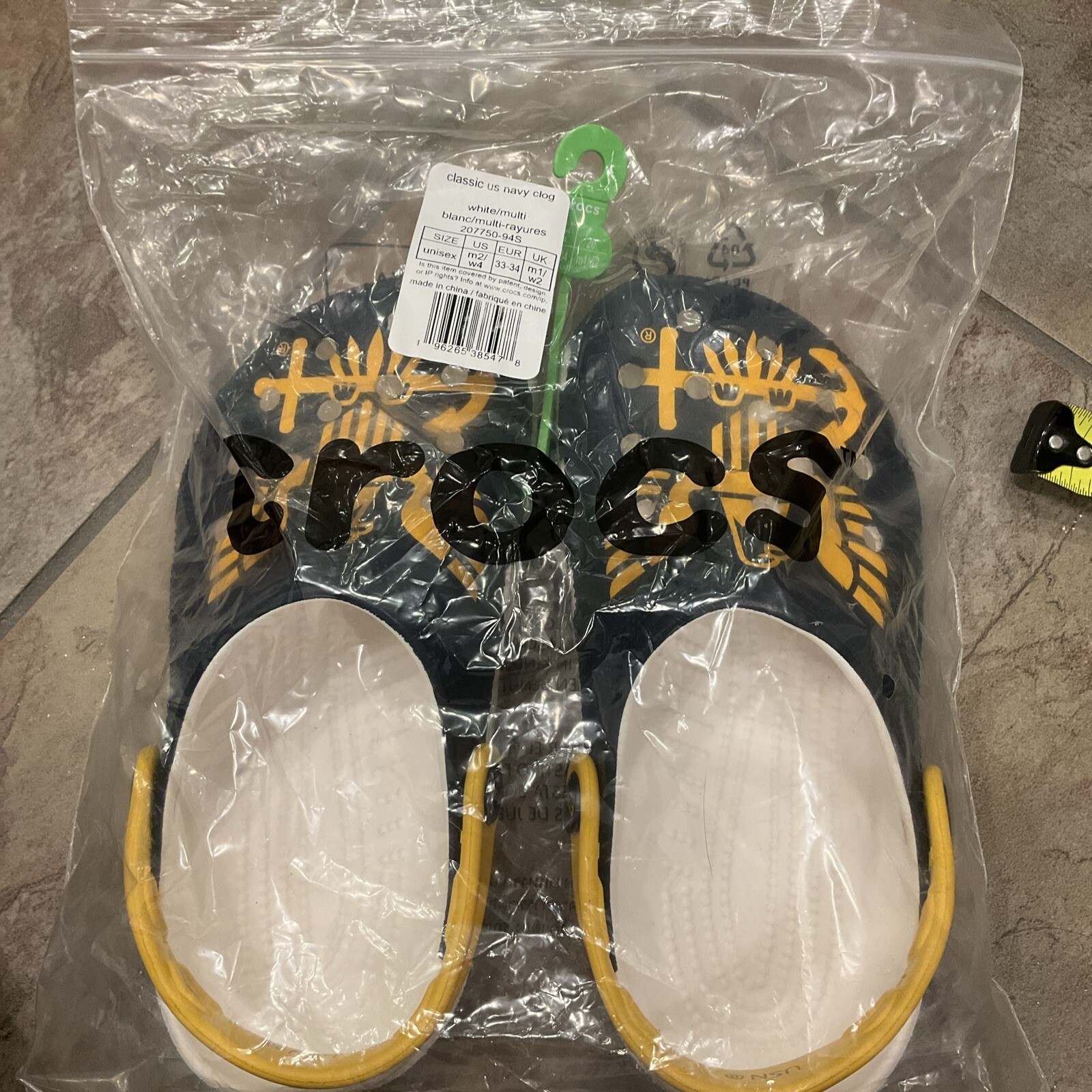 United States Navy Crocs NWT Size M2/W4