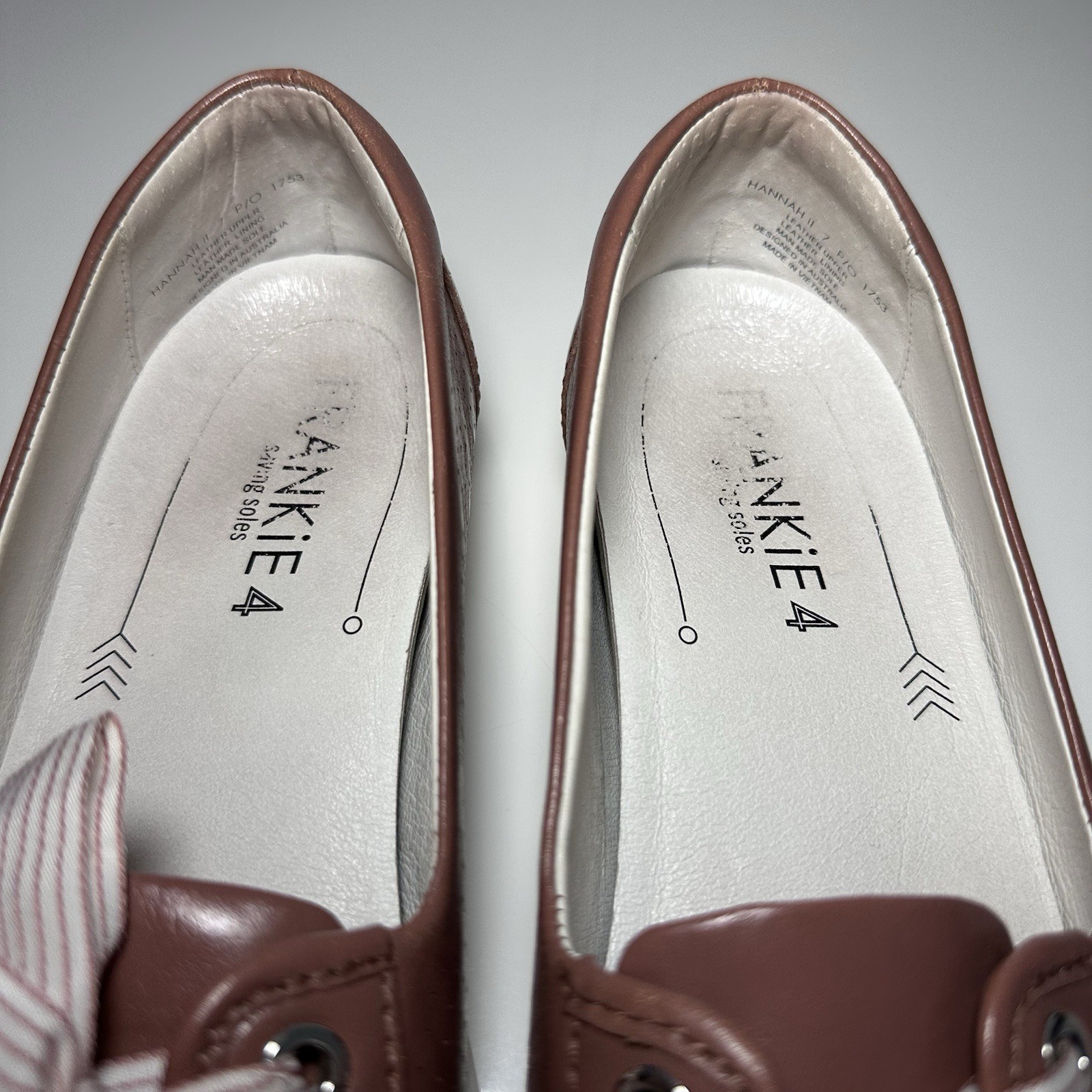 FRANKIE4 Frankie 4 Hannah II Dusty Rose Leather Shoes Sneakers Flats Size 7