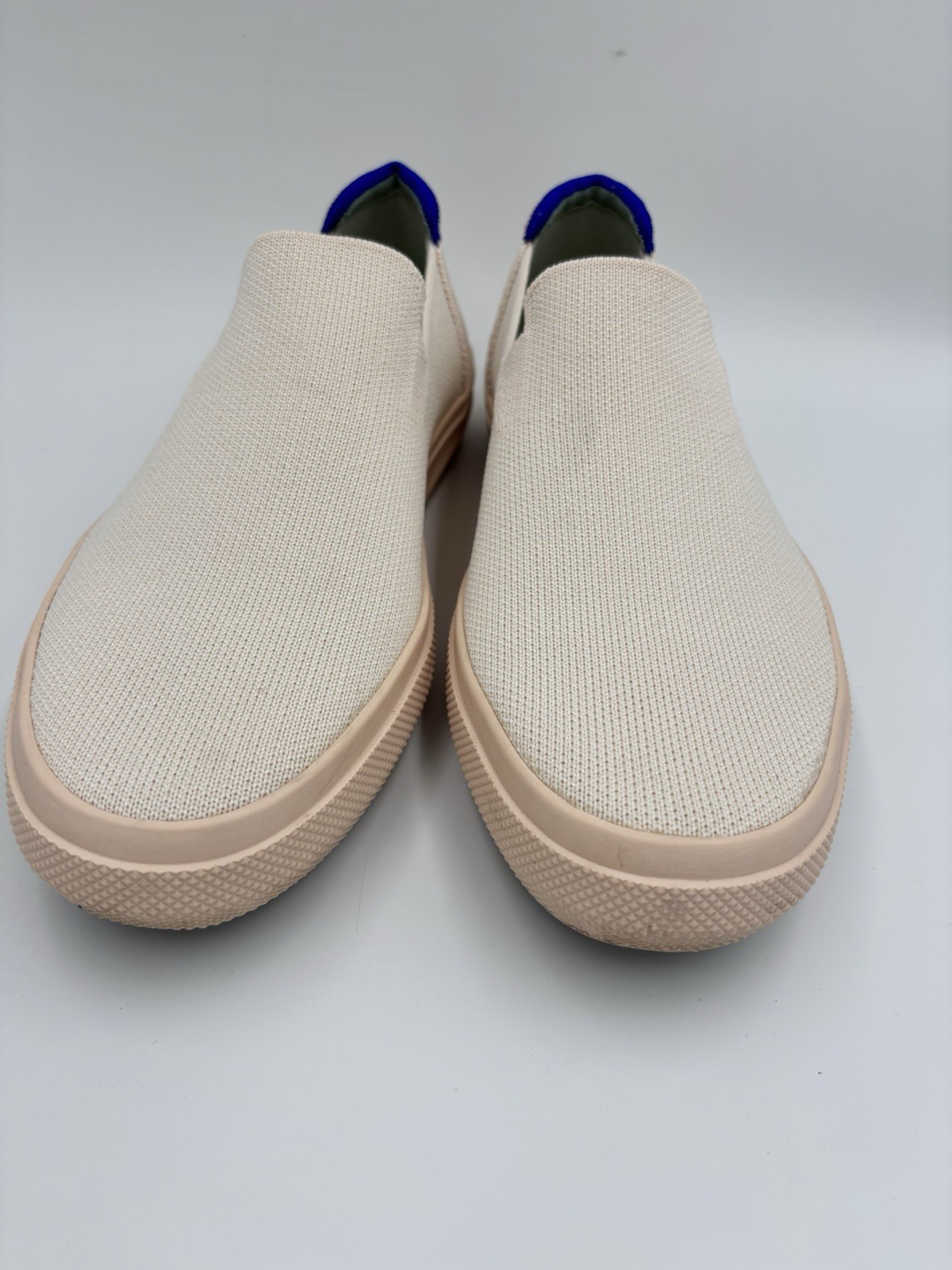 Rothy’s The City Slip On Sneakers Soft Nude Blush Womens Size 7 Casual Shoe