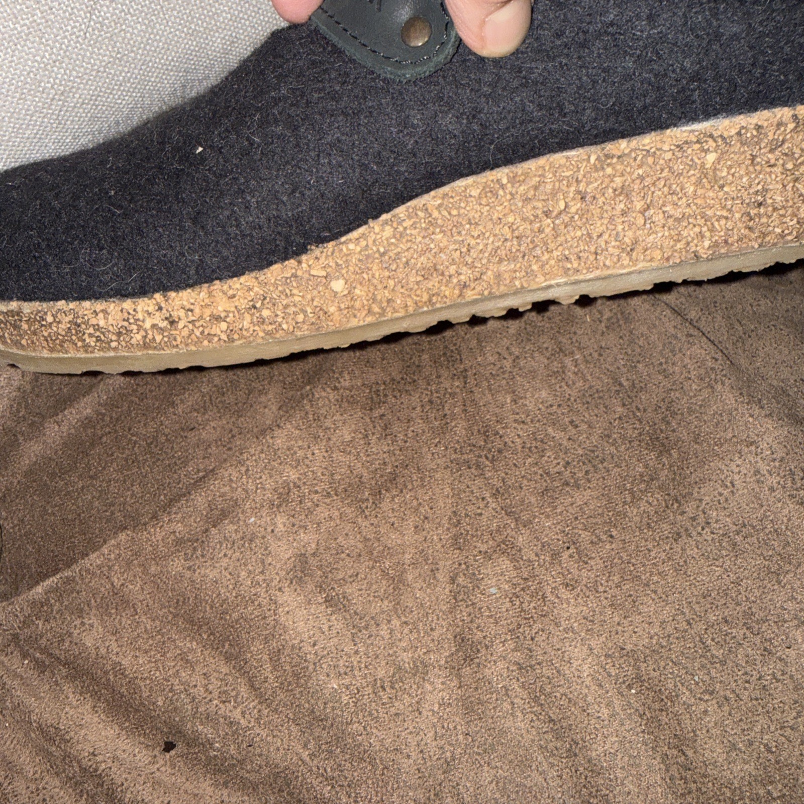 Haflinger Wool Felt Clogs Adjustable Strap Buckle Closure Size 39/8.5