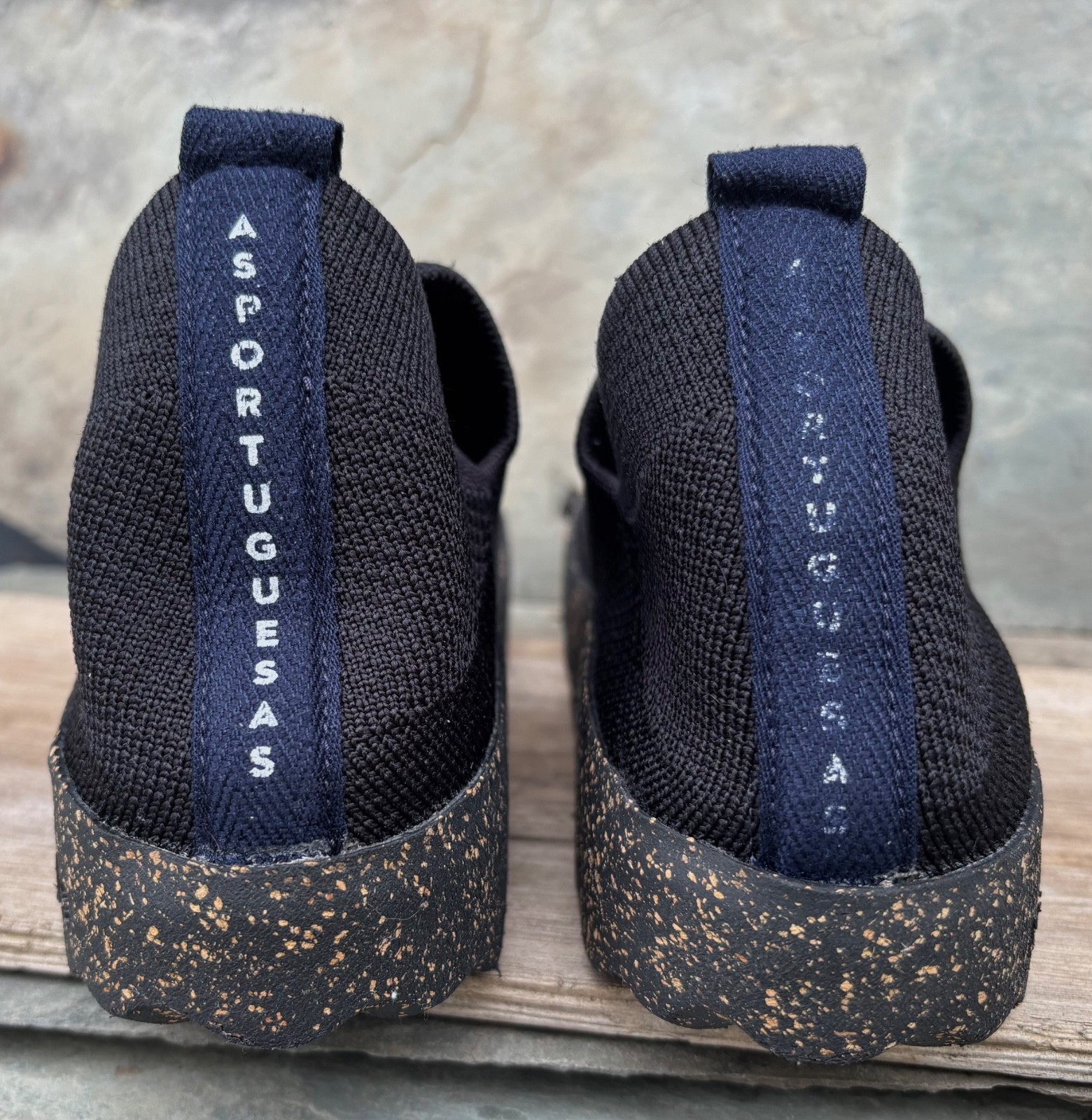 ASPORTUGUESAS (39/8) Fly London City Sneakers Black Mesh Comfort Shoes