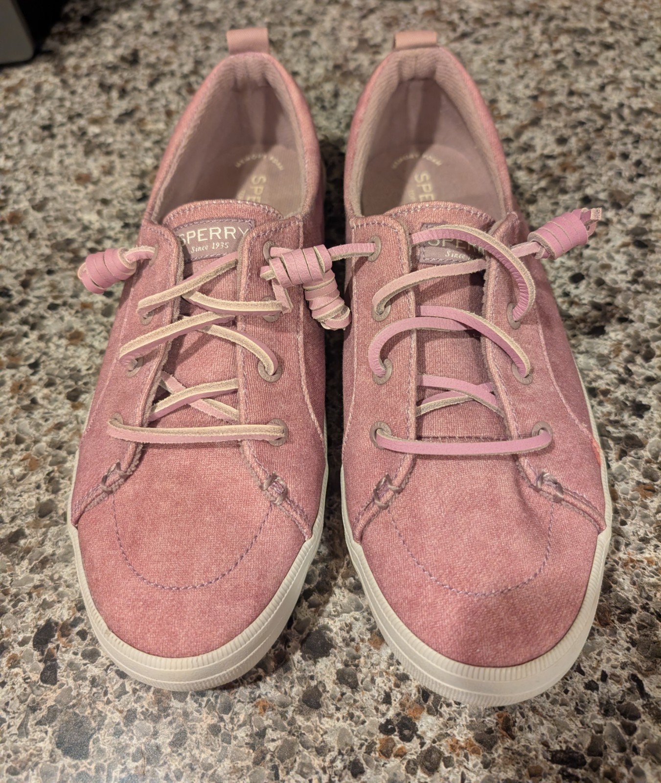 Sperry Women’s Crest Vibe Size 8.5 in Lavender Jersey