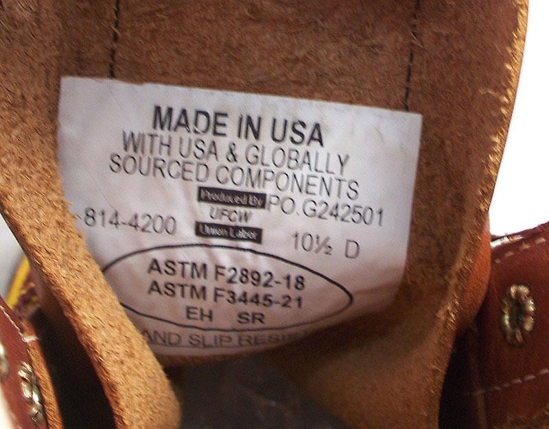 Thorogood Women’s 10.5 M Tan 6″ Moc Soft Toe Wedge Sole Work Boot