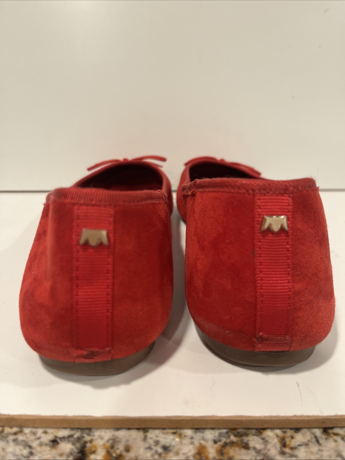 BIRDIES women’s Hummingbird Ballet Flats Red Size 11 See Description