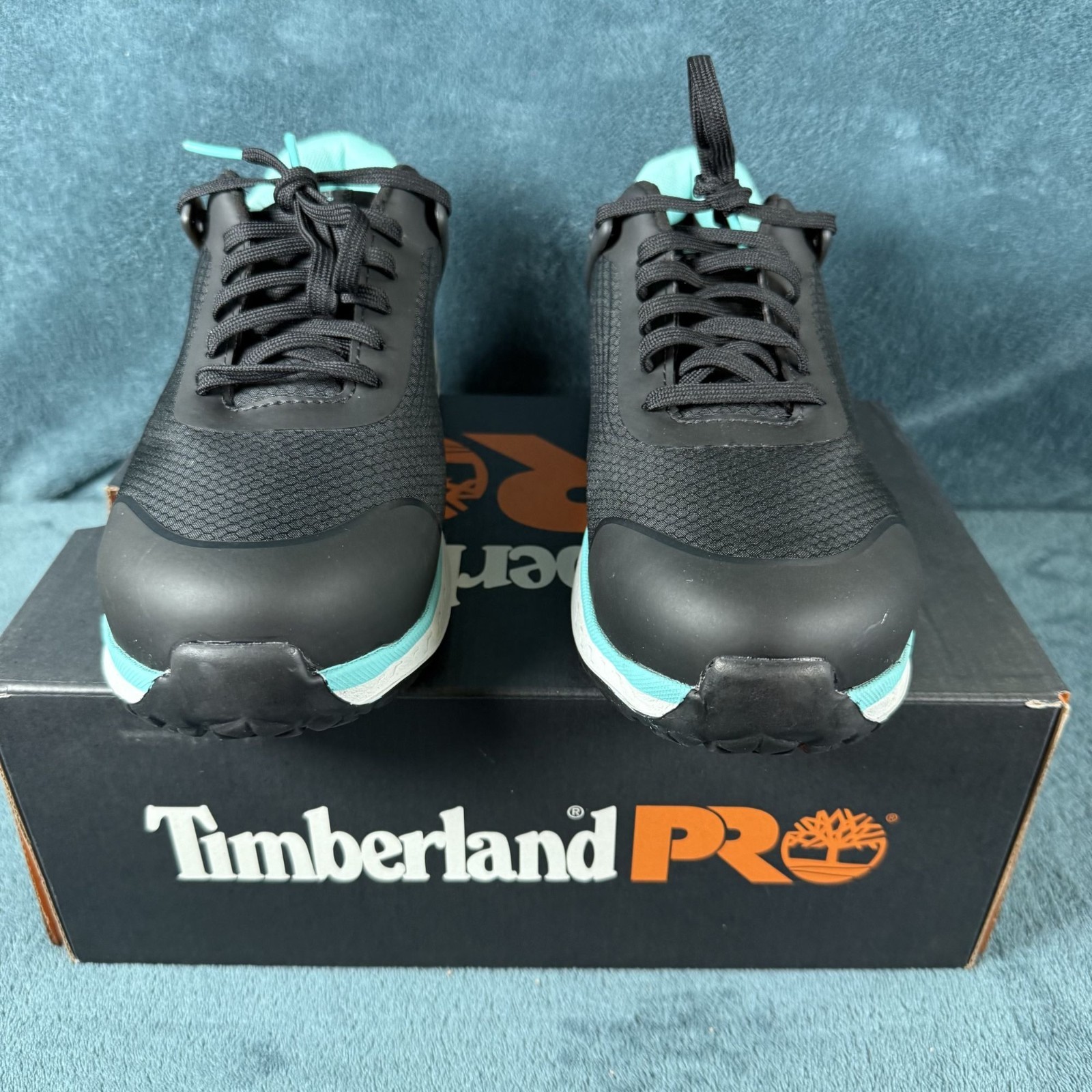 Timberland PRO Drivetrain Composite Safety Toe Black/Turquoise Women’s Size 7.5