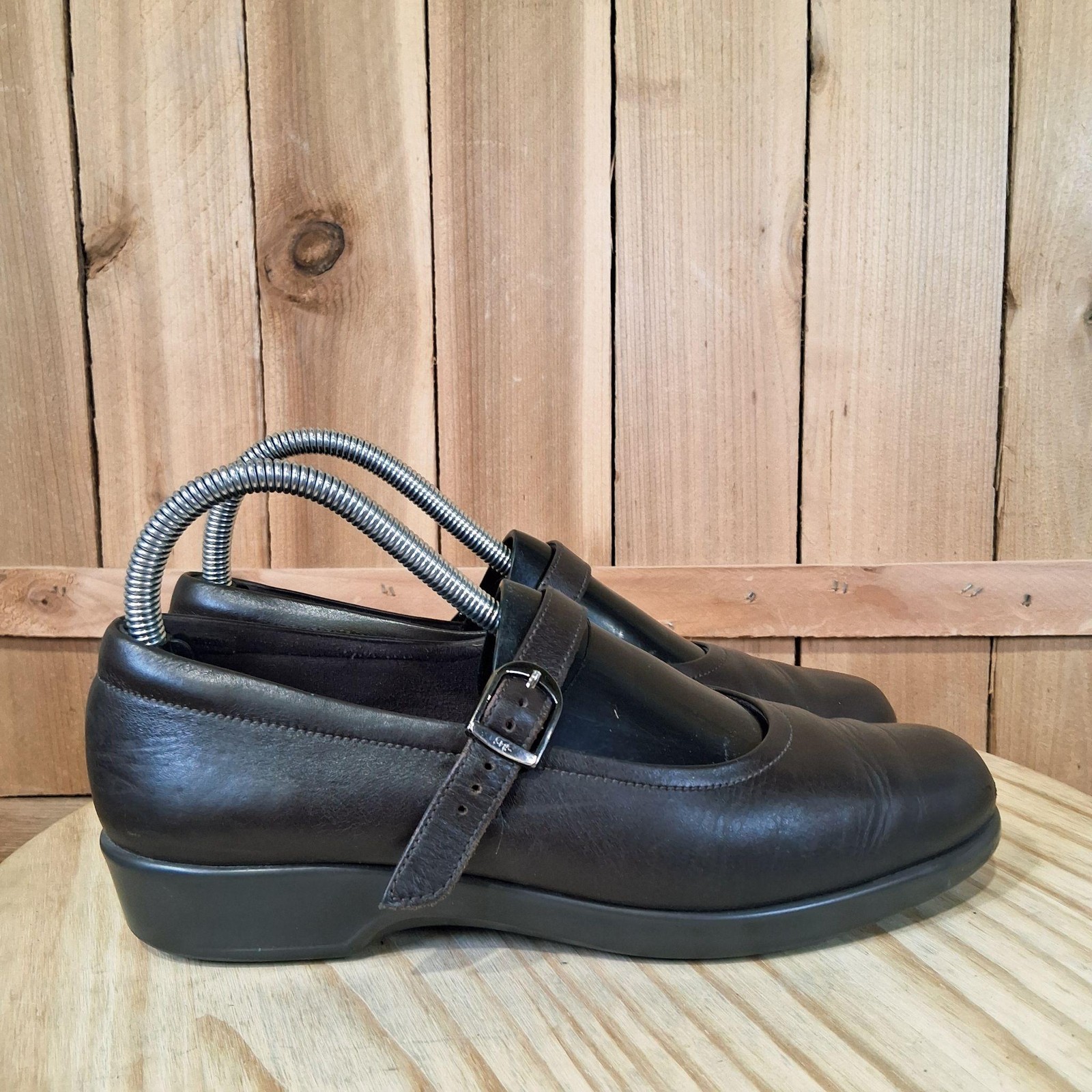SAS Maria Mary Jane Shoes Womens 8 N Brown Leather Tripad Comfort Walking Casual