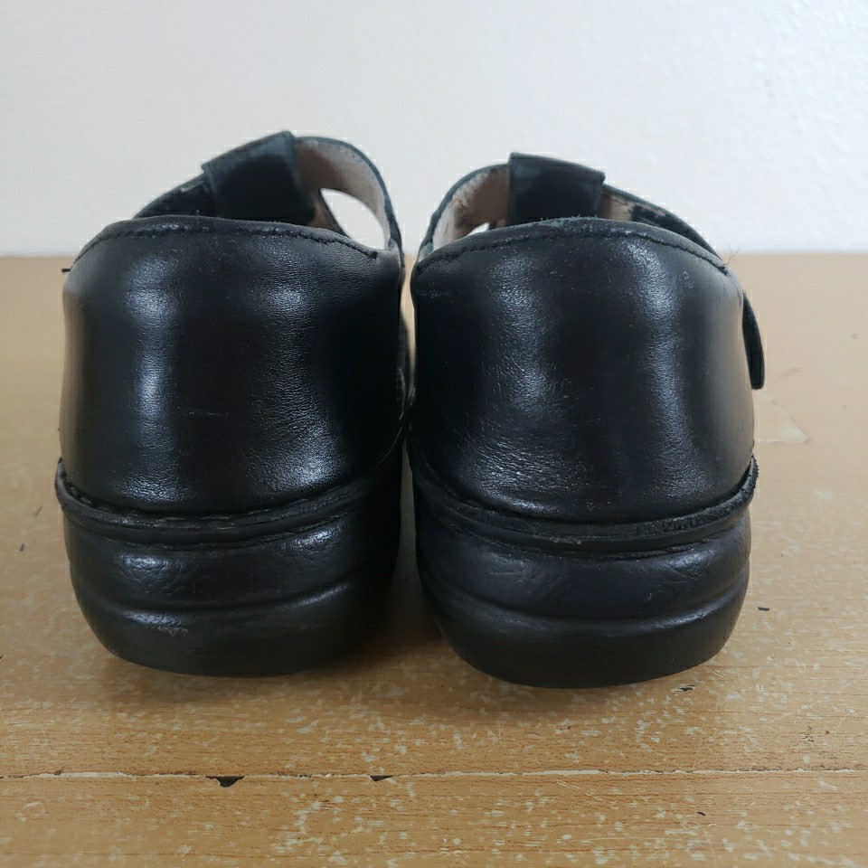 Finn Comfort Black Leather Women’s Size 7 /EU 38 Mary Jane Tofino Shoes Germany