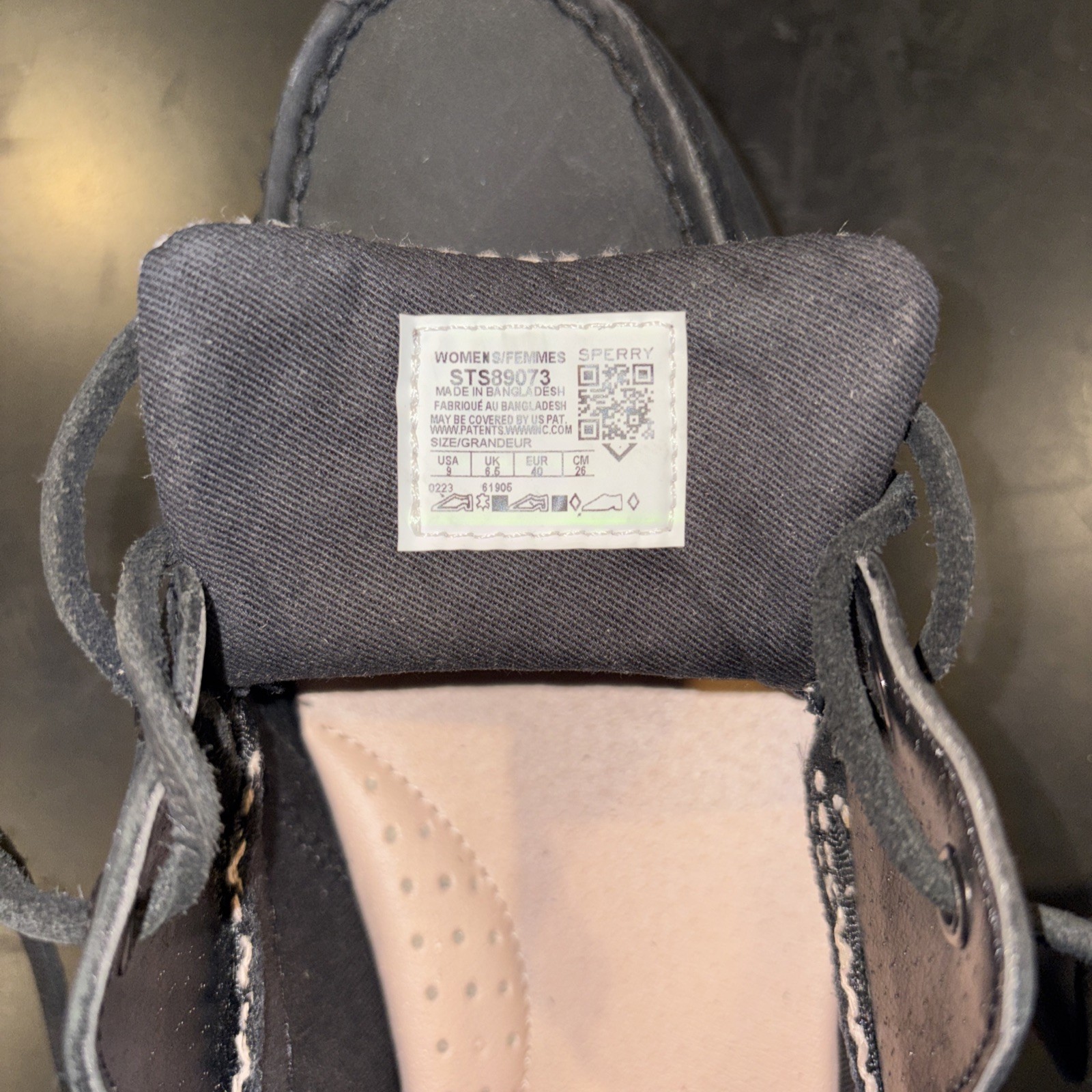 Women’s Sperry Koifish Mesh in Pink And Black Size 8 Preppy Weekend Travel