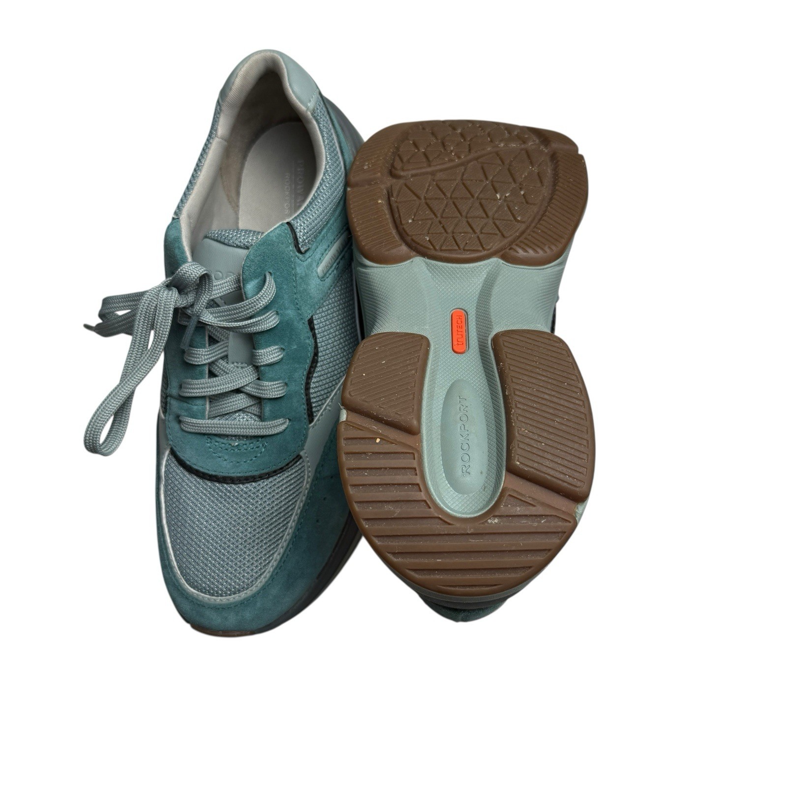 Rockport Shoes Womens Sz 6.5 Teal Grey Black ProWalker truTECH 100125 C19965 K22