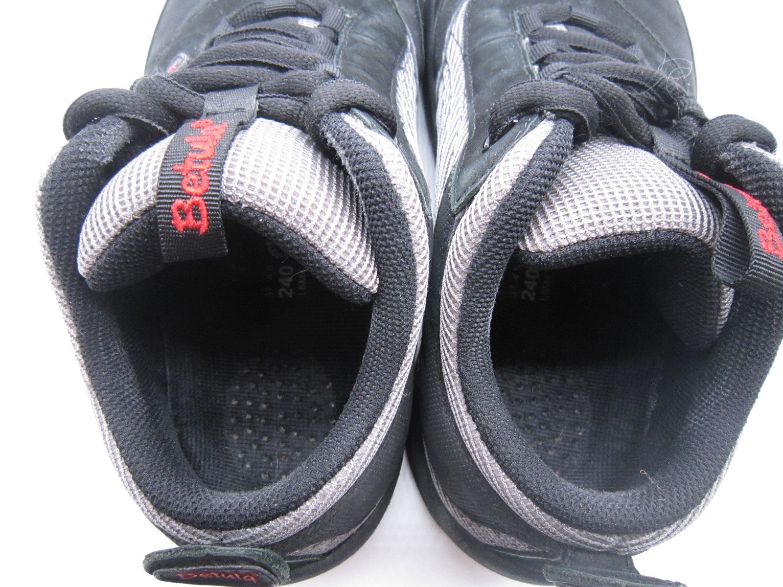 WOMEN’S 6 EUR 37 BETULA X BIRKENSTOCK CASUAL WALKING SHOES LACE UP BLACK GRAY