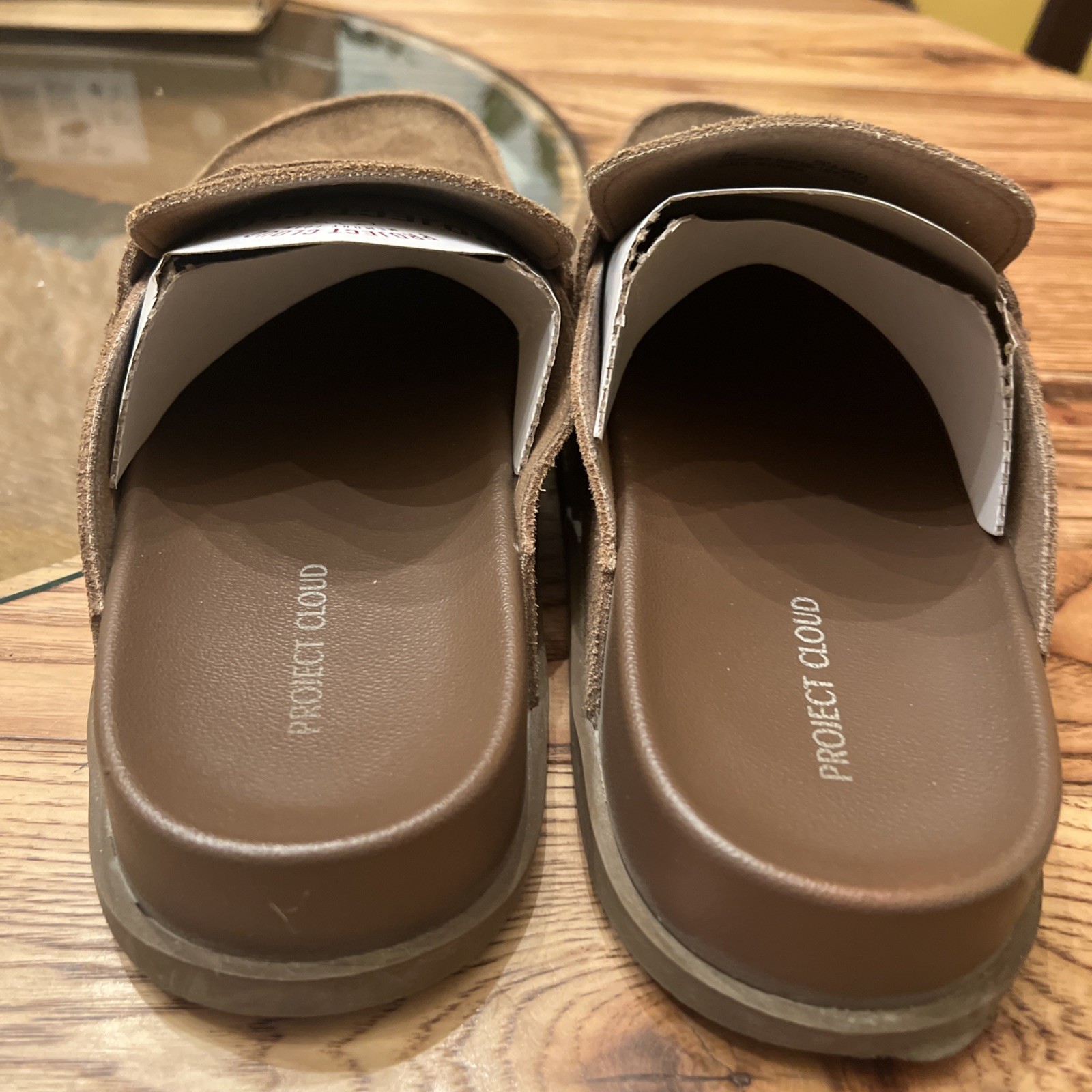Project Cloud 100 Genuine Leather Womens Clog – Memory Foam Arch Support Size 11