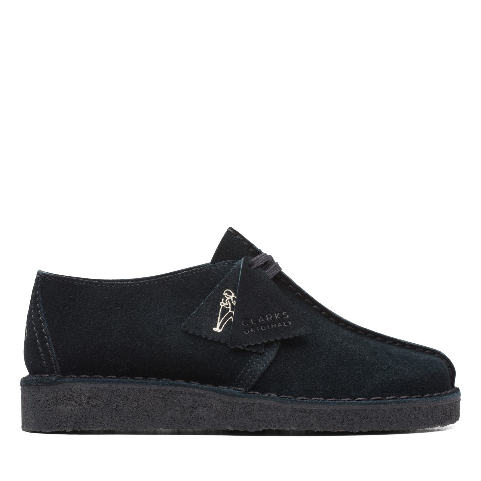 Clarks Women’s Desert Trek Black Suede 26165566