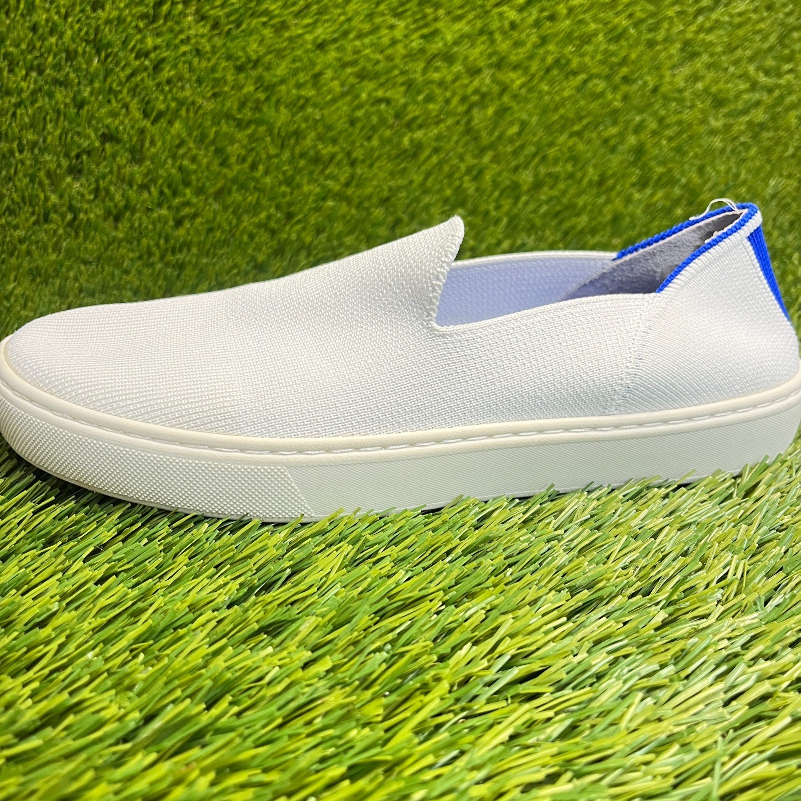 Rothy’s The Original Womens Size 7 White Casual Walking Slip On Shoes Sneakers