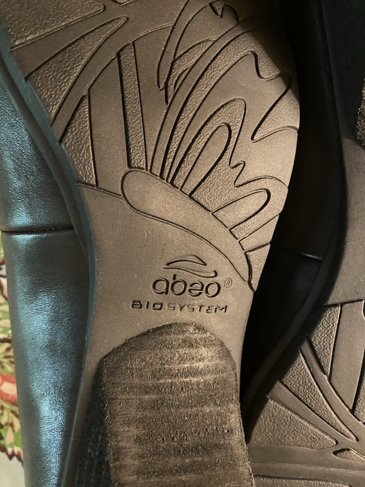 Abeo Women’s ORTHO BIO SYSTEM NEELA Mary Jane Black Leather Shoes ~ Size 10N
