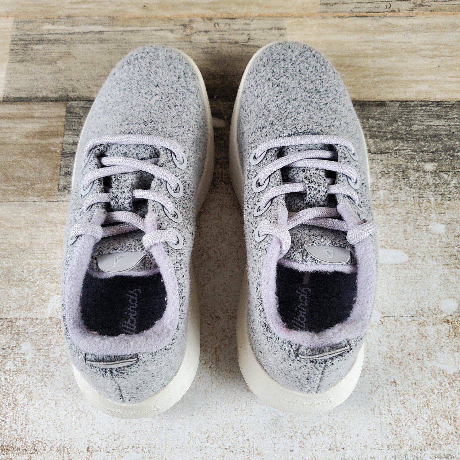 Allbirds Wool Runner Mizzles Womens Running Shoes Sz 9 Dark Gray Lace Up Sneaker