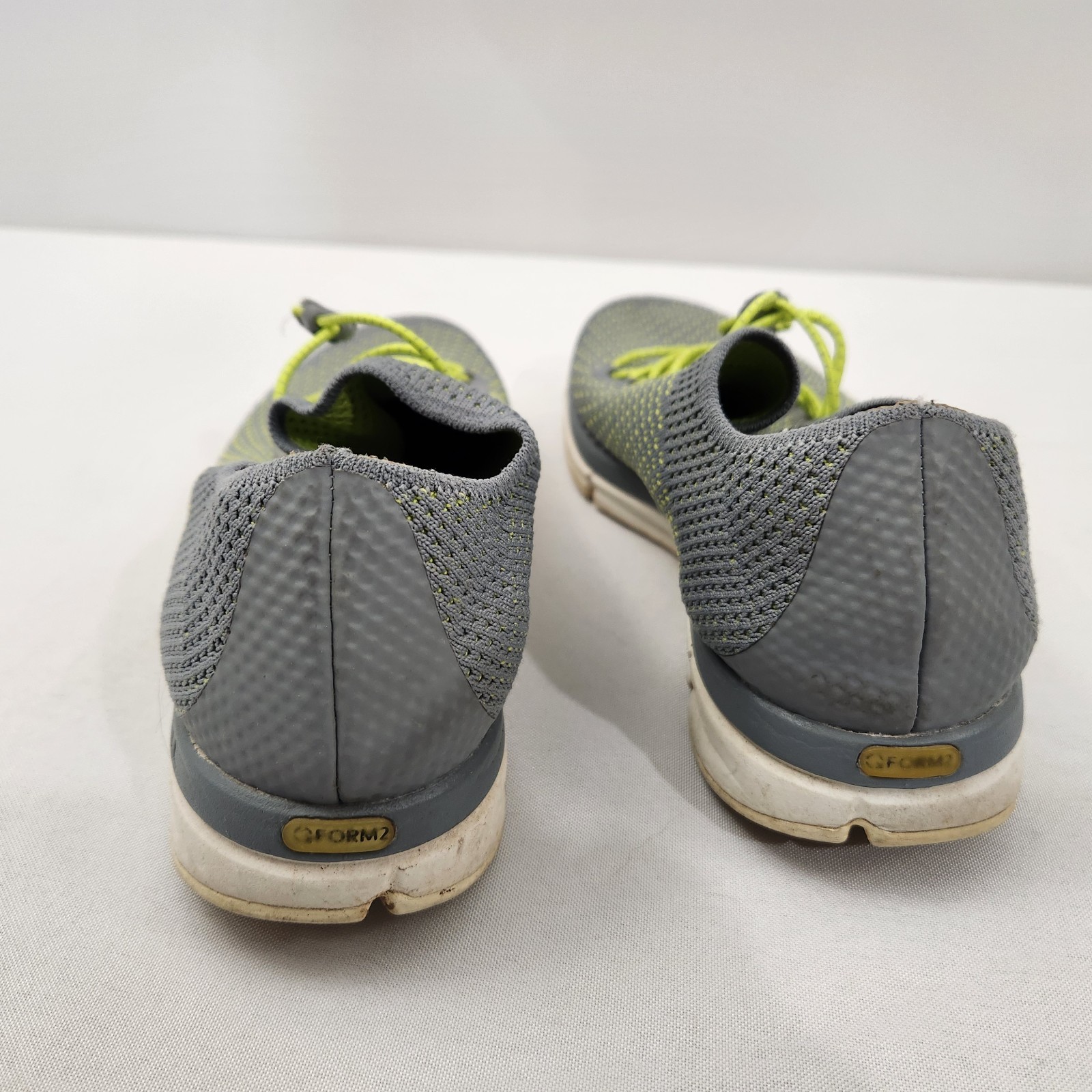 Merrell Women’s 9 Q Form 2 Zoe Sojourn Knit Walking Shoes Drawstring Gray Green
