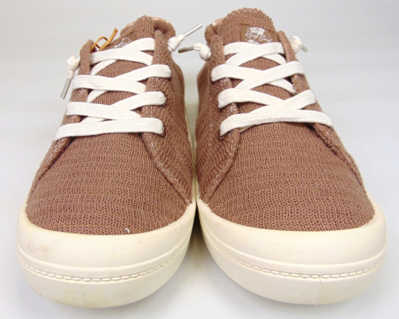Roxy Bayshore Plus Casual Sneakers Women’s Size 11.0 M, Beige Lace Up Shoes