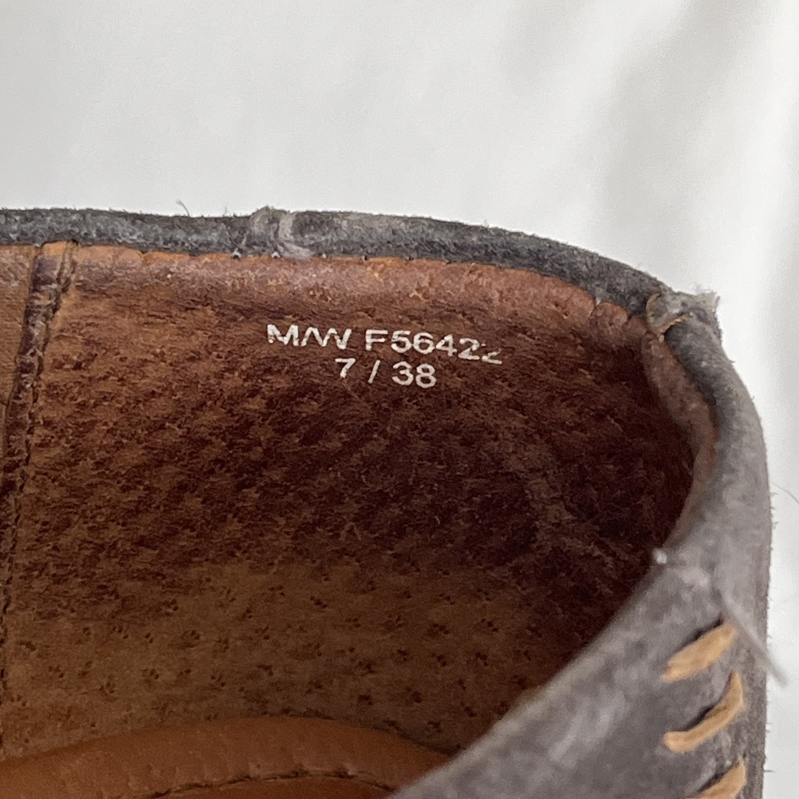 Born Handcrafted Leather Size 7 Women’s Grey Brown Slip On Casual Comfort Mexico