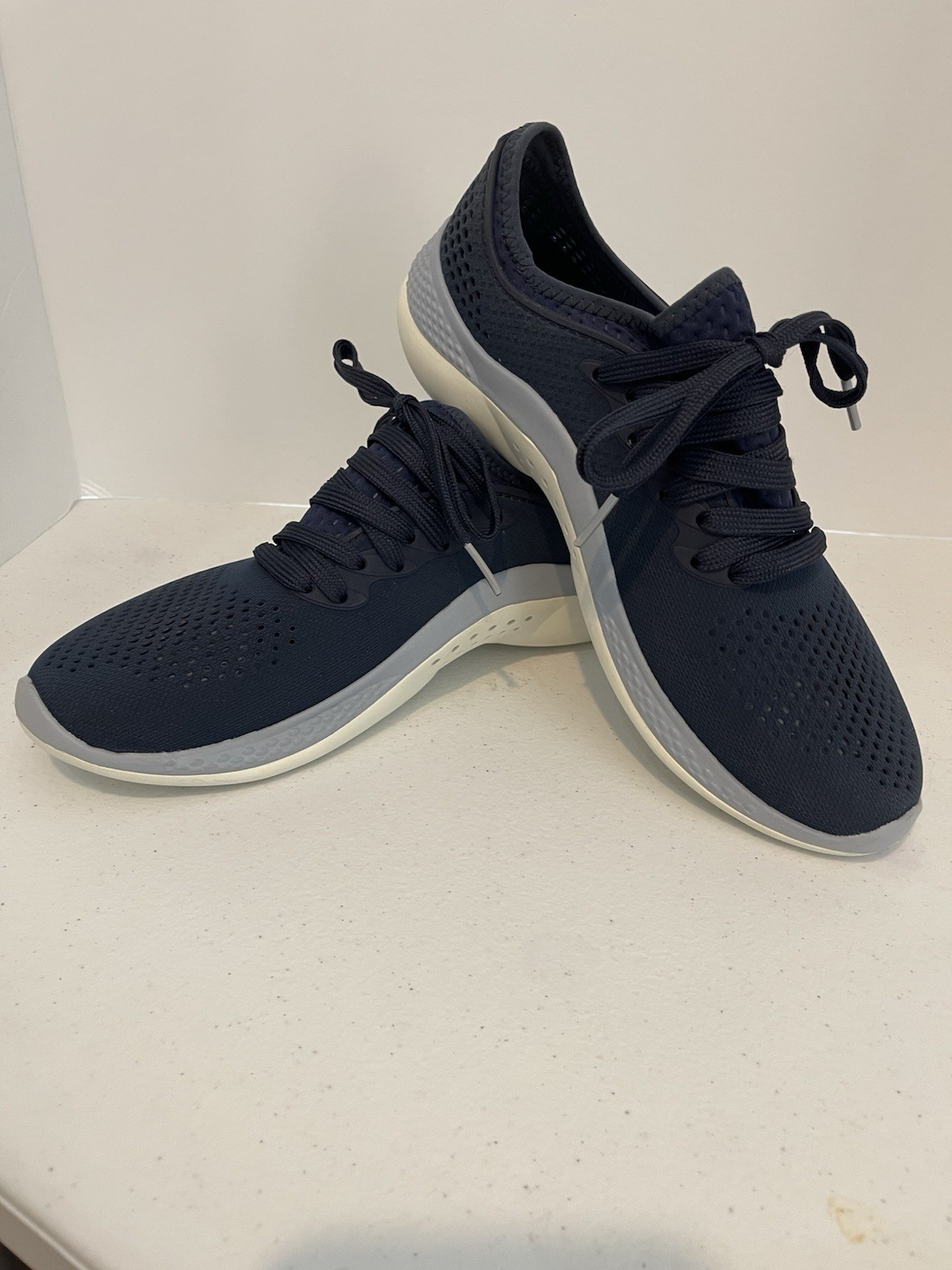 Crocs LiteRide Womens Size 9 206705 Two Tone Blue