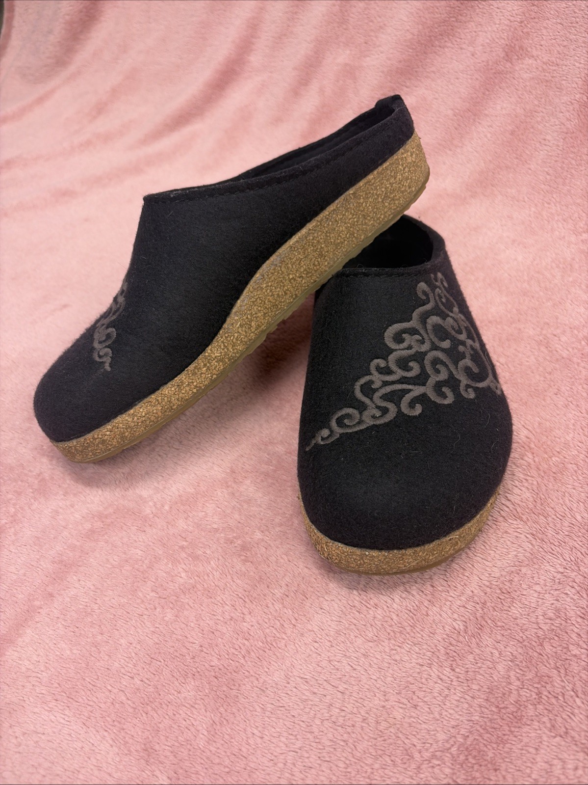 Haflinger Grizzly Symphony Black Size 41 Wool Women’s Shoes