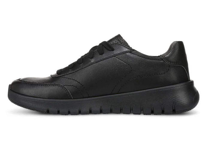 New! Vionic Uptown Sneaker – Black Leather