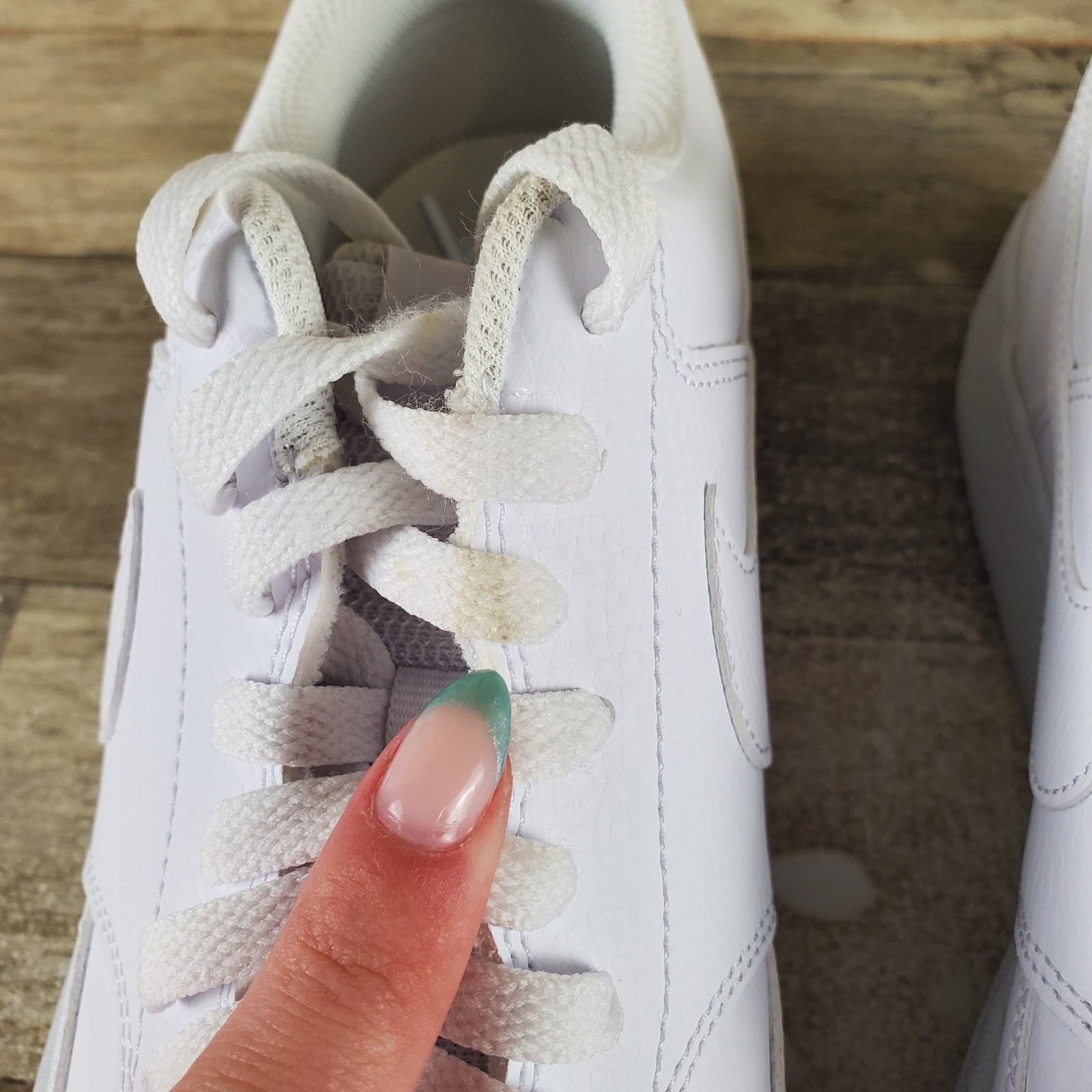 Nike Court Vision Low Next Nature Womens Shoes Sz 11 White Lace Up Sneakers