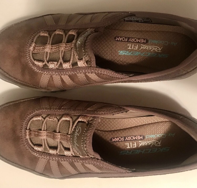 SKECHERS RELAXED FIT ADORING DARK TAUPE