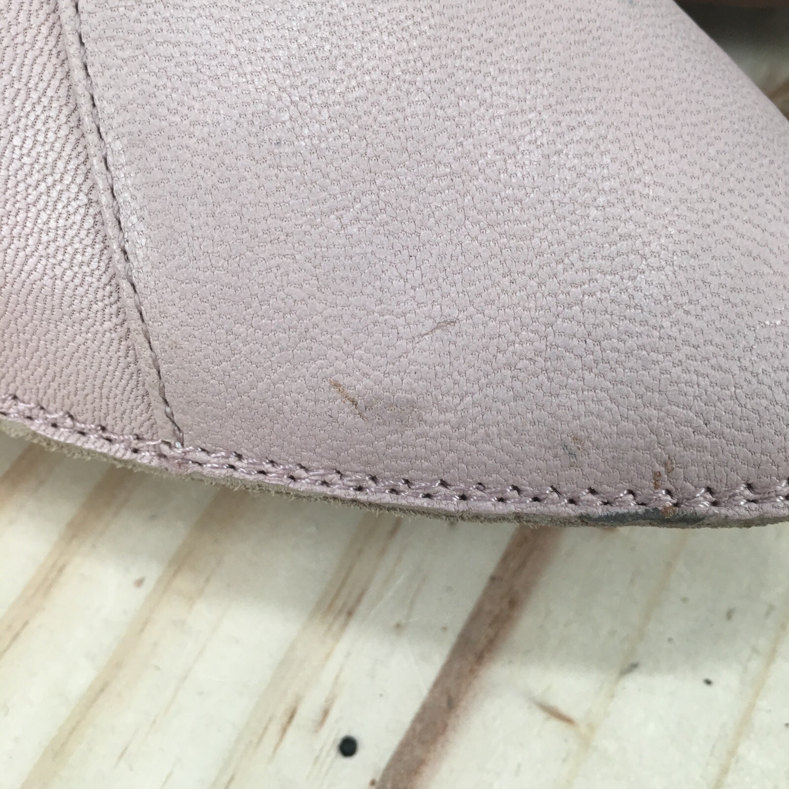Vagabond Shoemakers Shoes Womens 38 Almond Toe Flats Casual Pink Leather Slip On