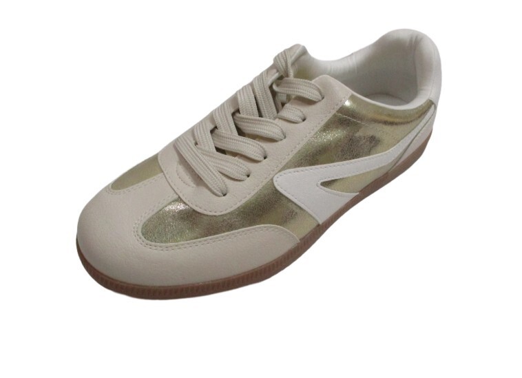 GENUINE DV DOLCE VITA QUANTUM SIZES 7 TO 10 GOLD BEIGE CUSHIONED FASHION SNEAKER