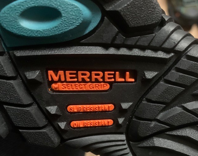 MERRELL Moab Vertex Vent Composite Safety Toe Women’s Work Shoes J11582 sz 8.5 M