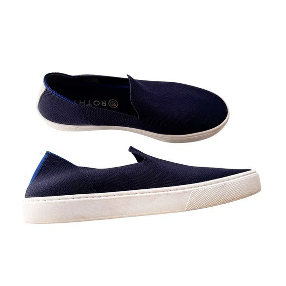 Rothy’s The Original Slip On Women’s Sneakers Navy Size 9